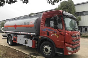 14400L Jiefang 4X2 Refueling Truck With Fuel Dispenser