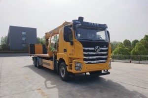 Saic Hongyan 6X4 one tow two wrecker truck with crane